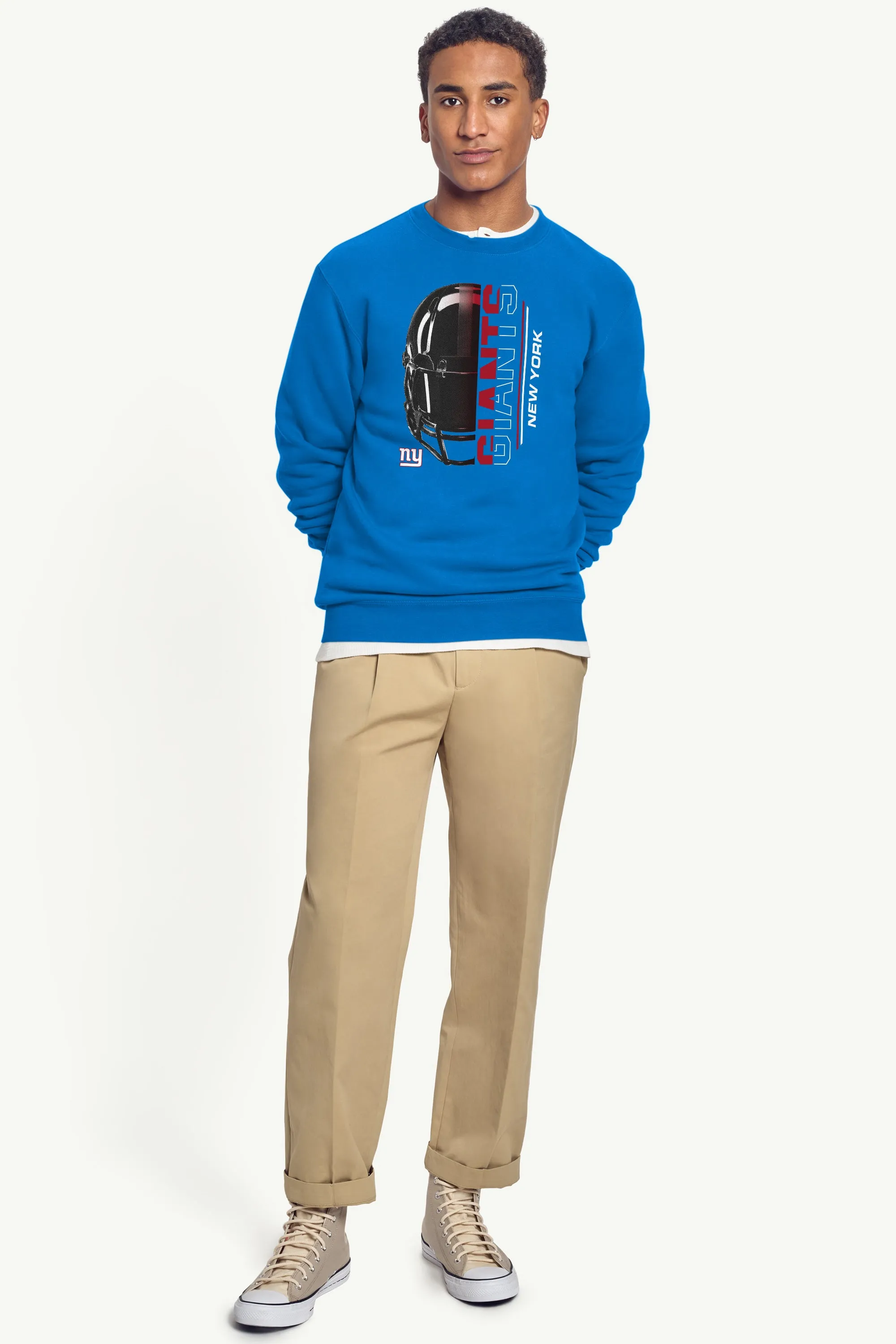 MENS NEW YORK GIANTS HALF HELMET SWEATSHIRT sold by Starter product image thumbnail 2
