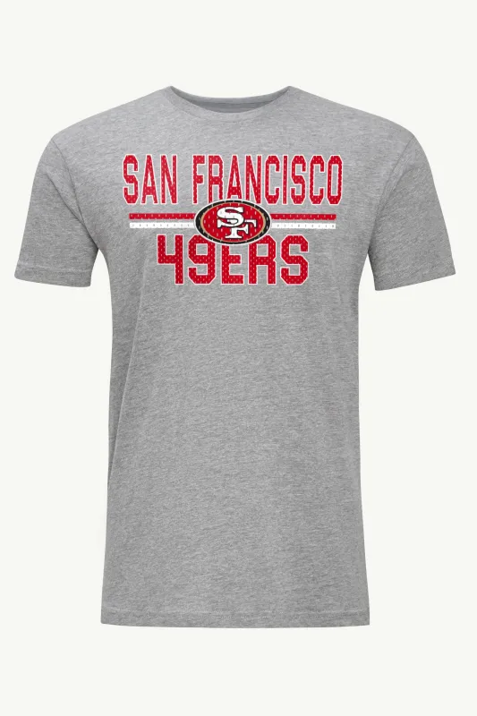 MENS SAN FRANCISCO 49ERs MESH LOOK T SHIRT made by Starter