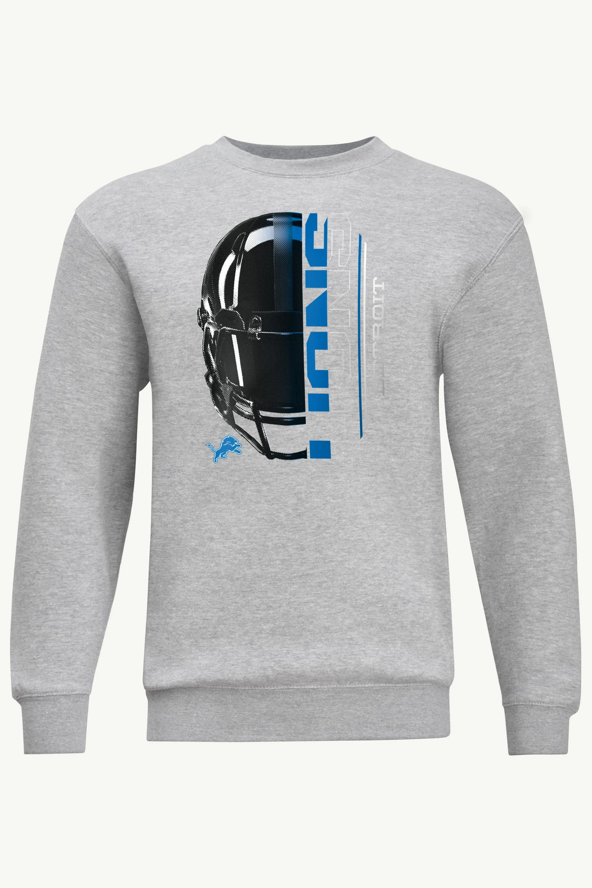 MENS DETROIT LIONS HALF HELMET SWEATSHIRT sold by Starter