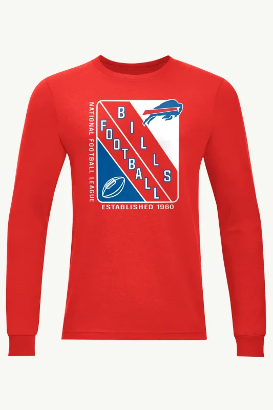 MENS BUFFALO BILLS SHIELD LOGO LONG SLEEVE T SHIRT sold by Starter