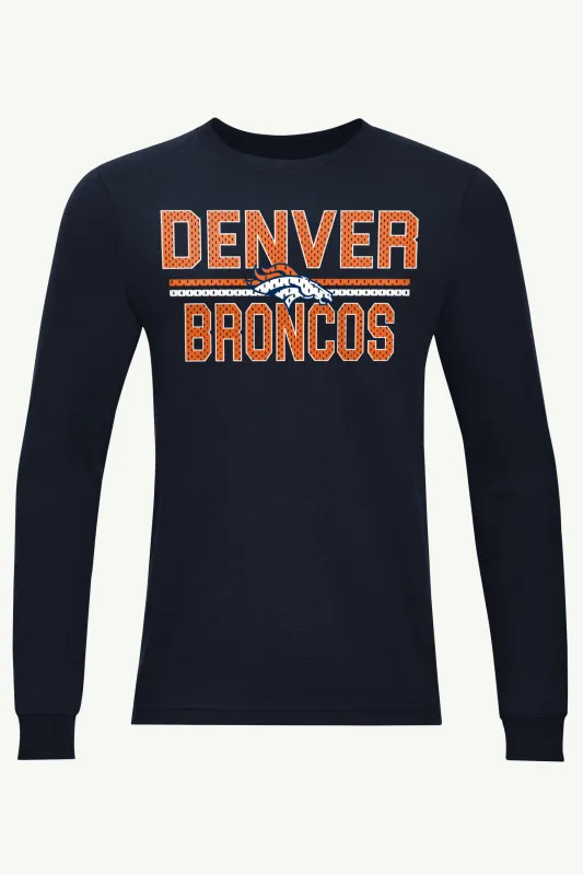 MENS DENVER BRONCOS MESH LOOK LONG SLEEVE T SHIRT sold by Starter