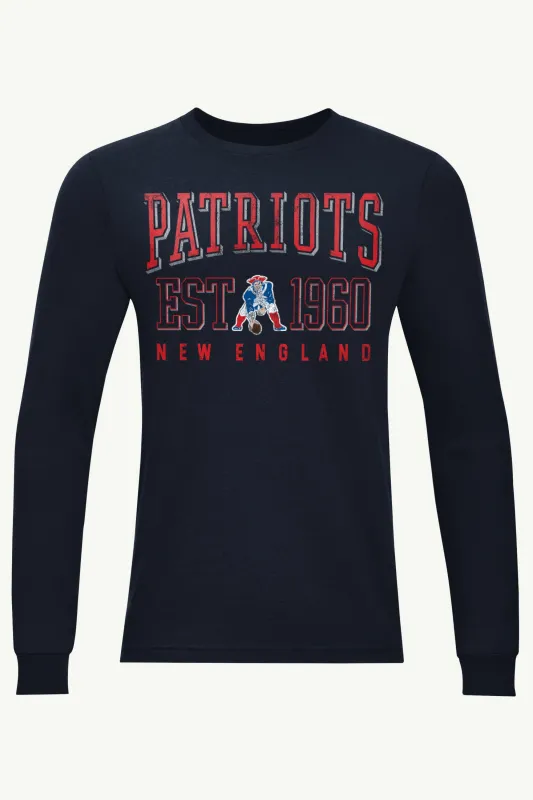 MENS NEW ENGLAND PATRIOTS RETRO LONG SLEEVE T SHIRT sold by Starter