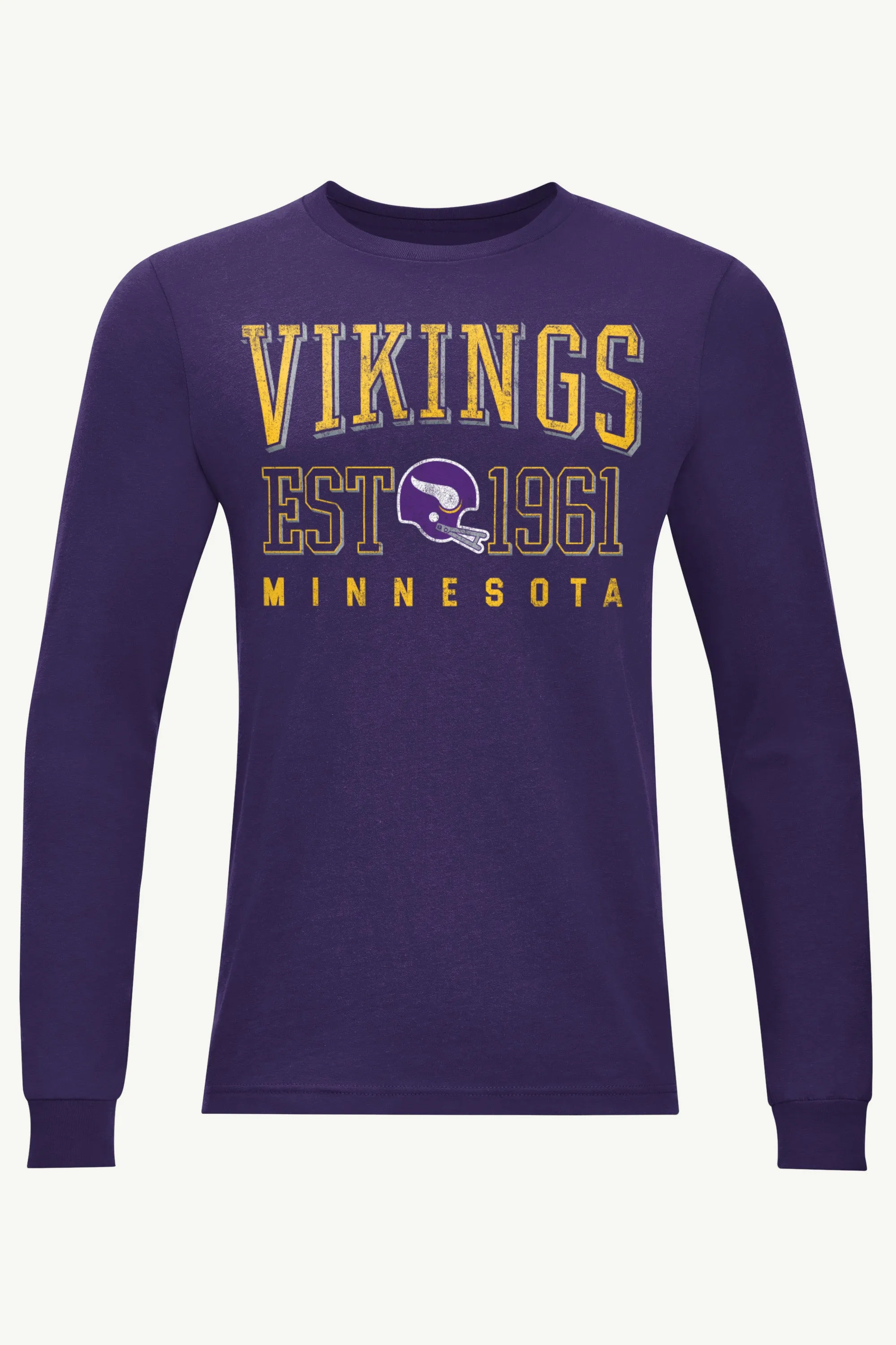 MENS MINNESOTA VIKINGS RETRO LONG SLEEVE T SHIRT sold by Starter