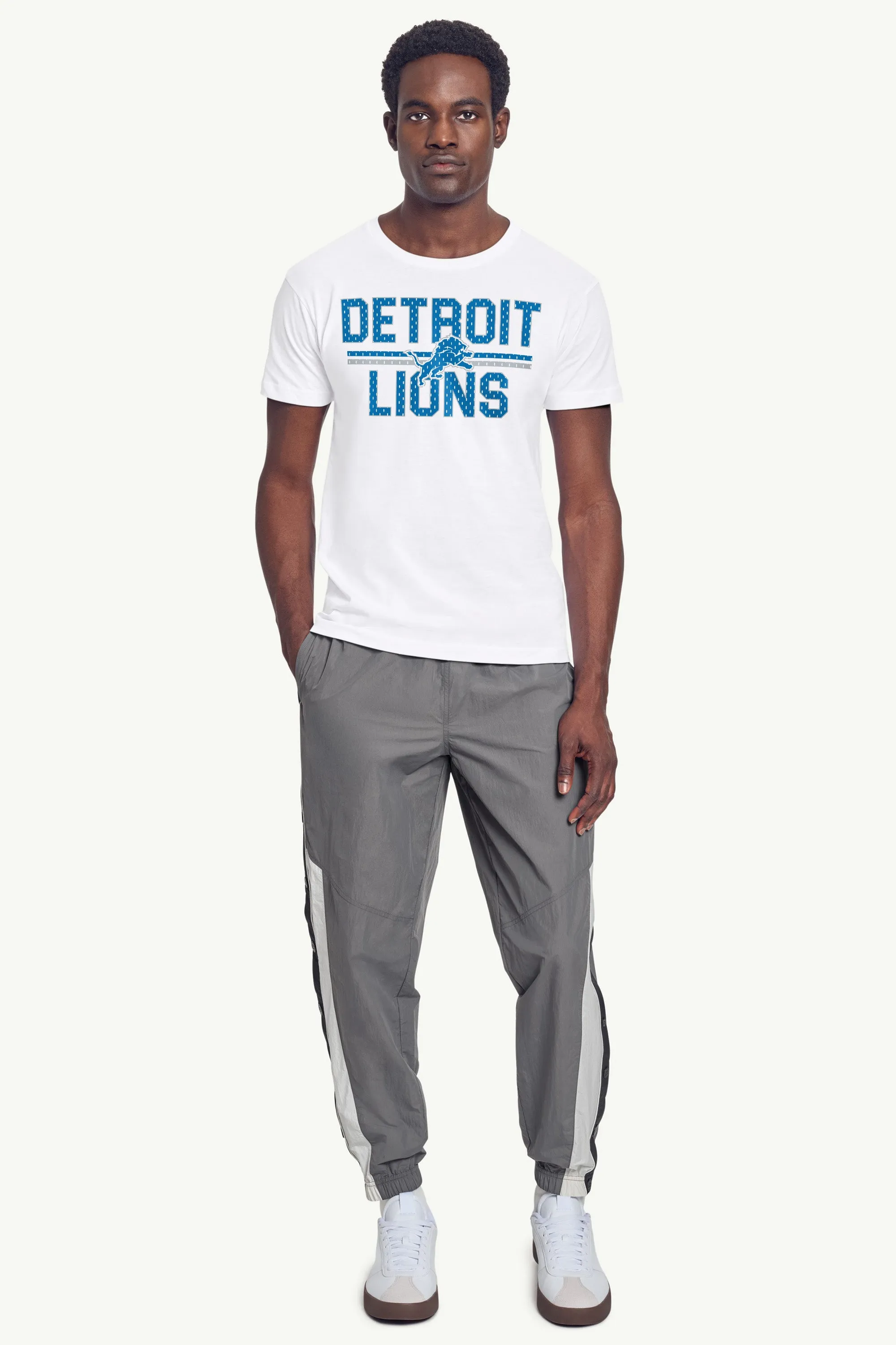 MENS DETROIT LIONS MESH LOOK T SHIRT sold by Starter product image thumbnail 3