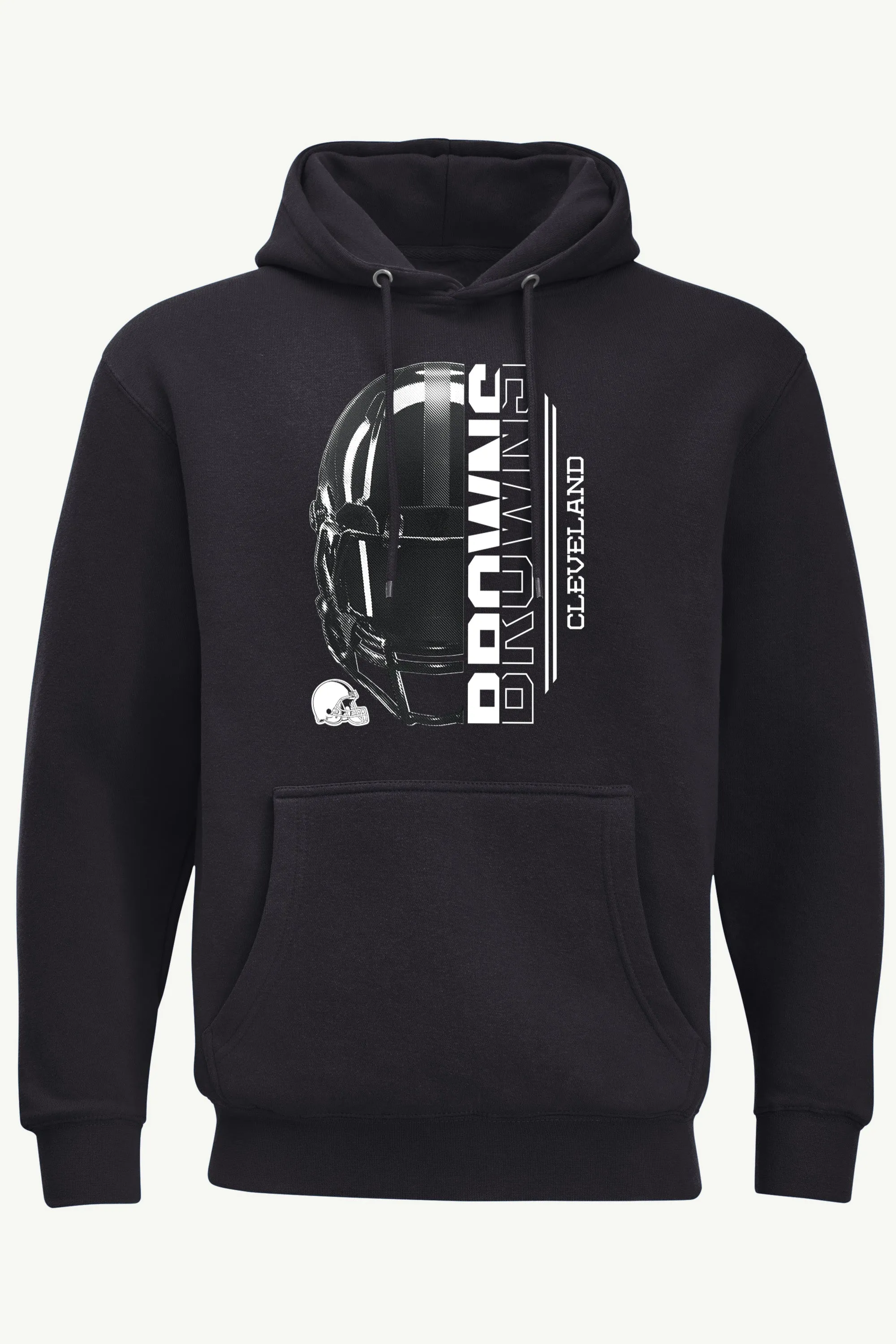 MENS CLEVELAND BROWNS HALF HELMET HOODIE sold by Starter