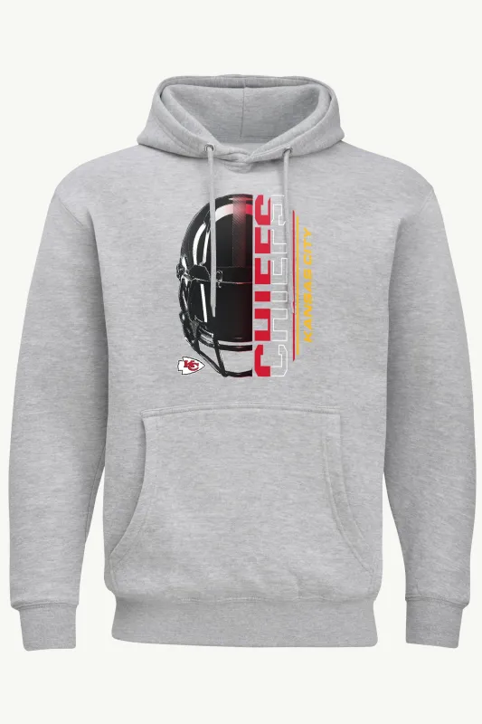 MENS KANSAS CITY CHIEFS HALF HELMET HOODIE sold by Starter