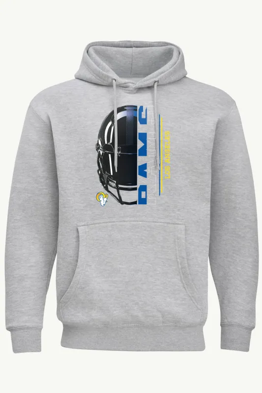 MENS LOS ANGELES RAMS HALF HELMET HOODIE sold by Starter