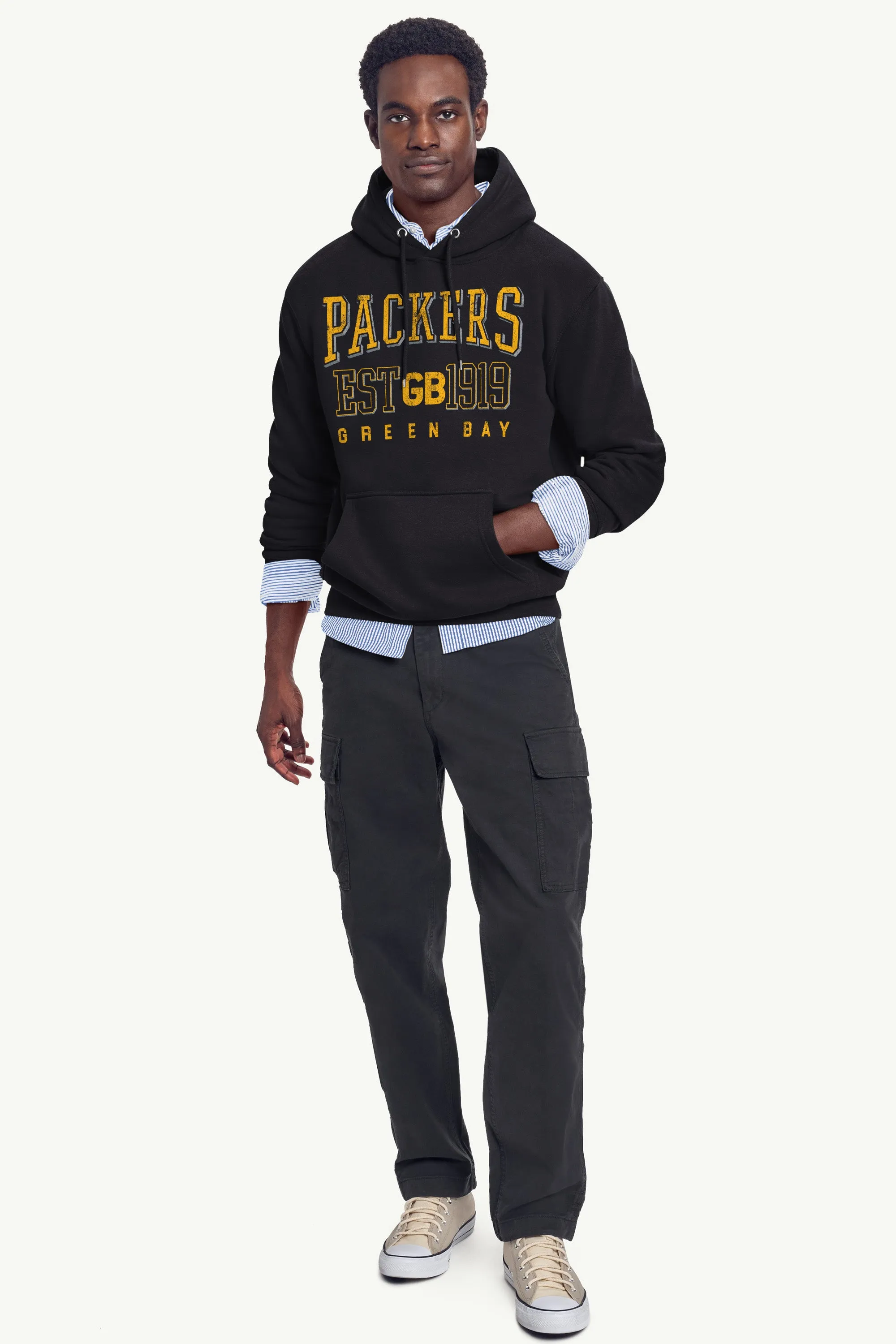 MENS GREEN BAY PACKERS RETRO HOODIE sold by Starter product image thumbnail 3