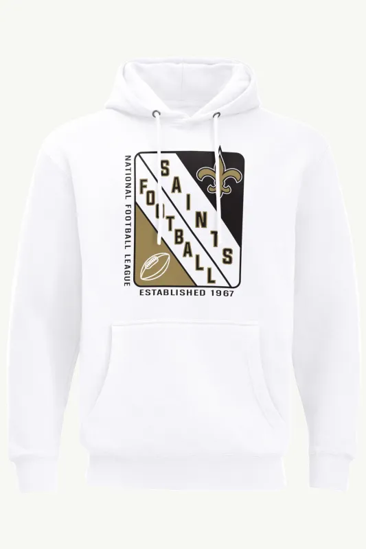 MENS NEW ORLEANS SAINTS SHIELD LOGO HOODIE made by Starter
