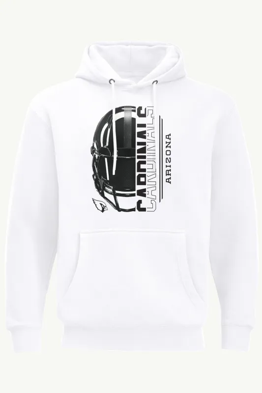 MENS ARIZONA CARDINALS HALF HELMET HOODIE made by Starter