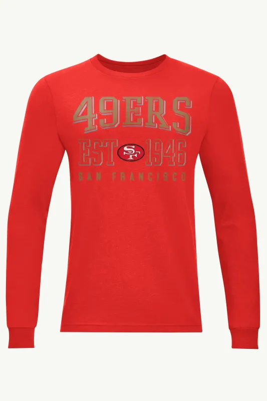 MENS SAN FRANCISCO 49ERs RETRO LONG SLEEVE T SHIRT sold by Starter