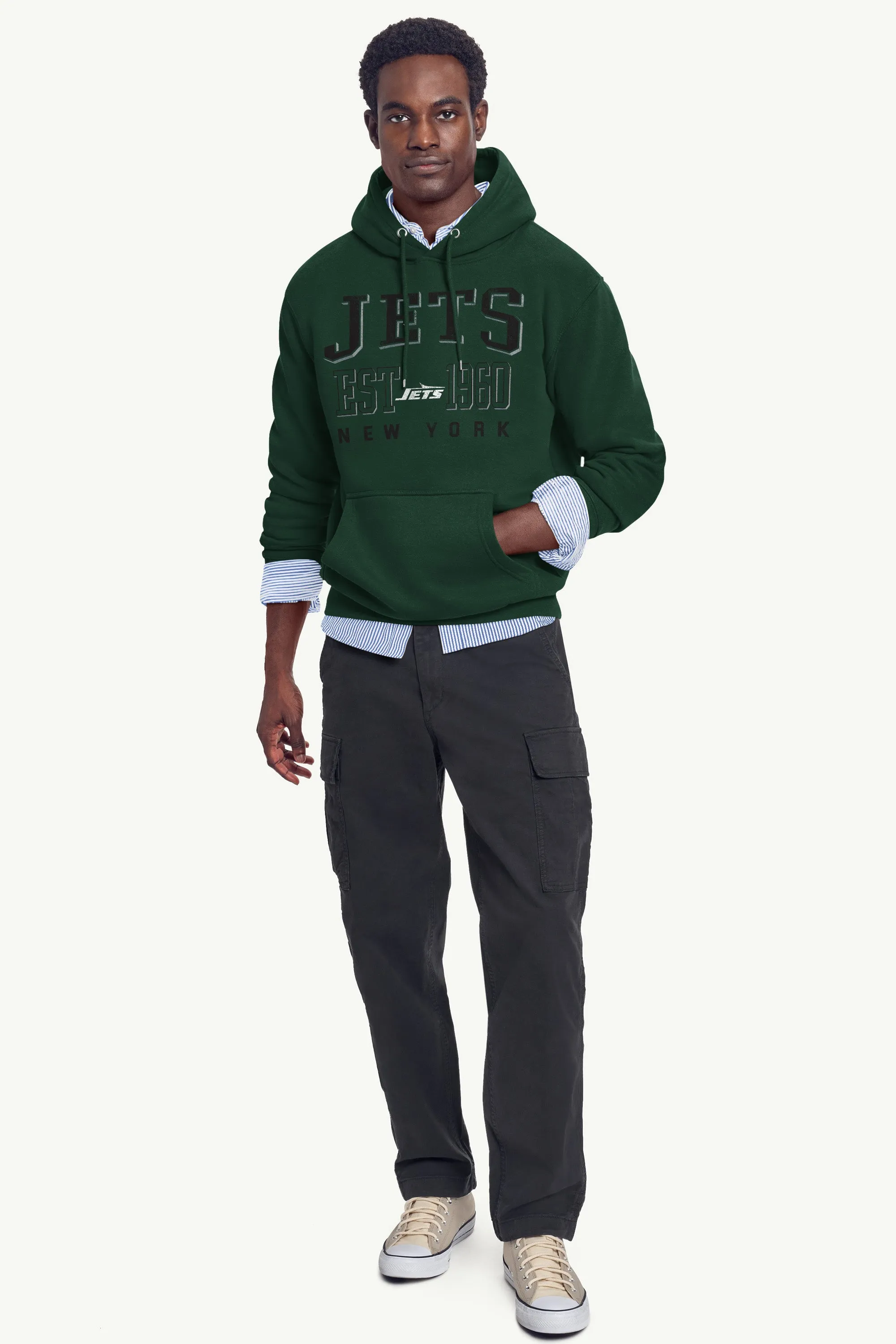 MENS NEW YORK JETS RETRO TEAM HOODIE sold by Starter product image thumbnail 3