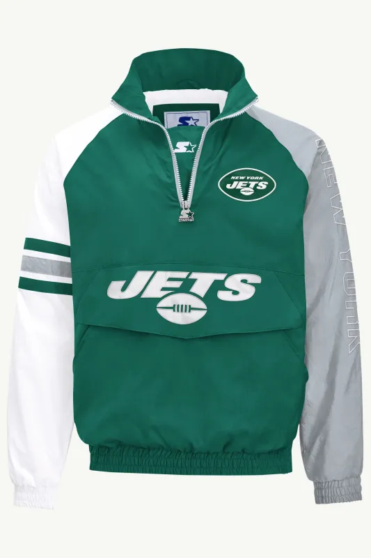MENS NEW YORK JETS QUARTER ZIP JACKET sold by Starter