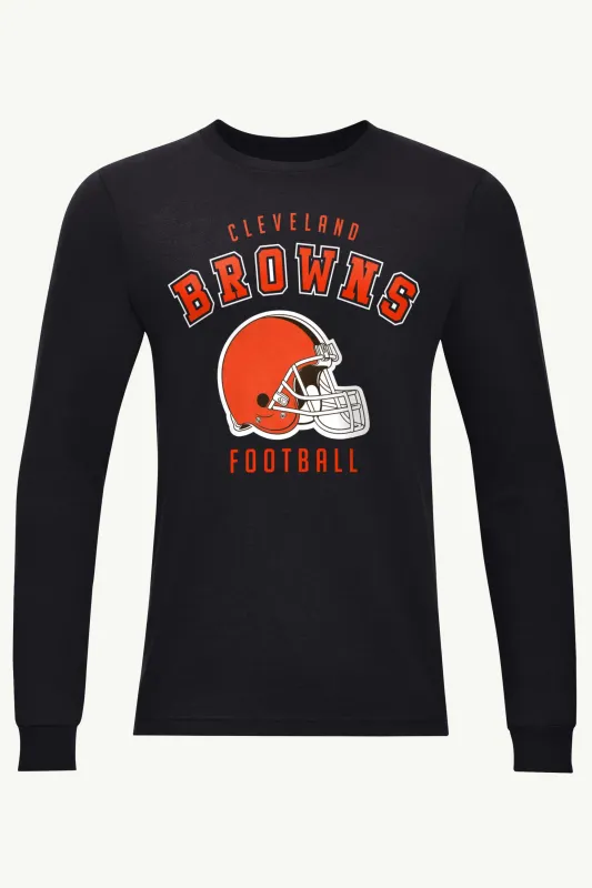MENS CLEVELAND BROWNS LONG SLEEVE T SHIRT made by Starter