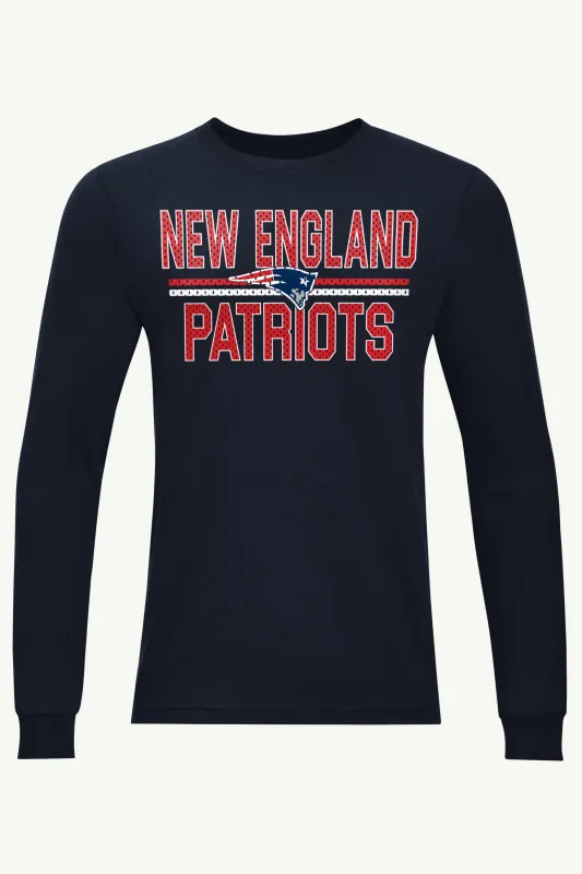 MENS NEW ENGLAND PATRIOTS MESH LOOK LONG SLEEVE T SHIRT sold by Starter