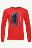 MENS BUFFALO BILLS HALF HELMET LOGO LONG SLEEVE T SHIRT sold by Starter