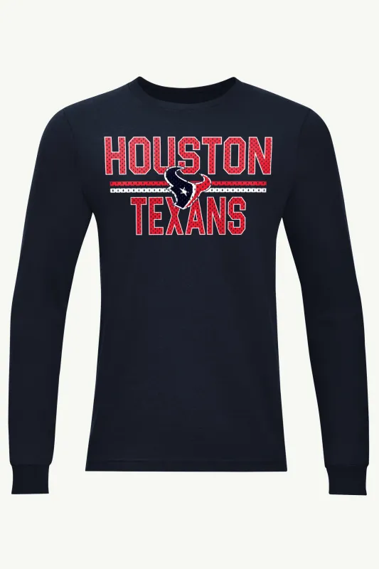 MENS HOUSTON TEXANS MESH LOOK LONG SLEEVE T SHIRT sold by Starter