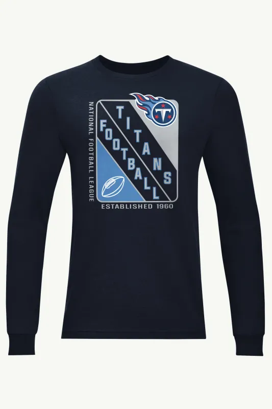MENS TENNESSEE TITANS SHIELD LOGO LONG SLEEVE T SHIRT sold by Starter