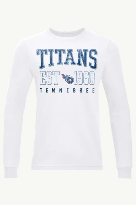 MENS TENNESSEE TITANS RETRO LONG SLEEVE T SHIRT sold by Starter