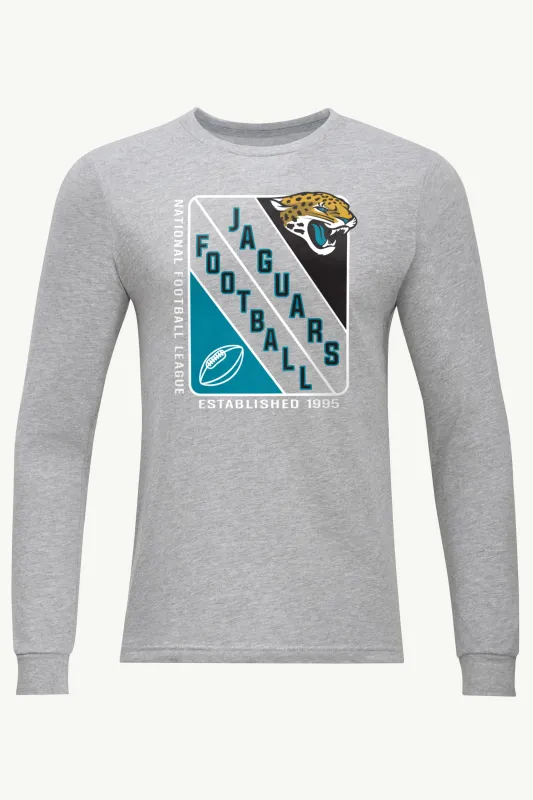 MENS JACKSONVILLE JAGUARS SHIELD LOGO LONG SLEEVE T SHIRT sold by Starter