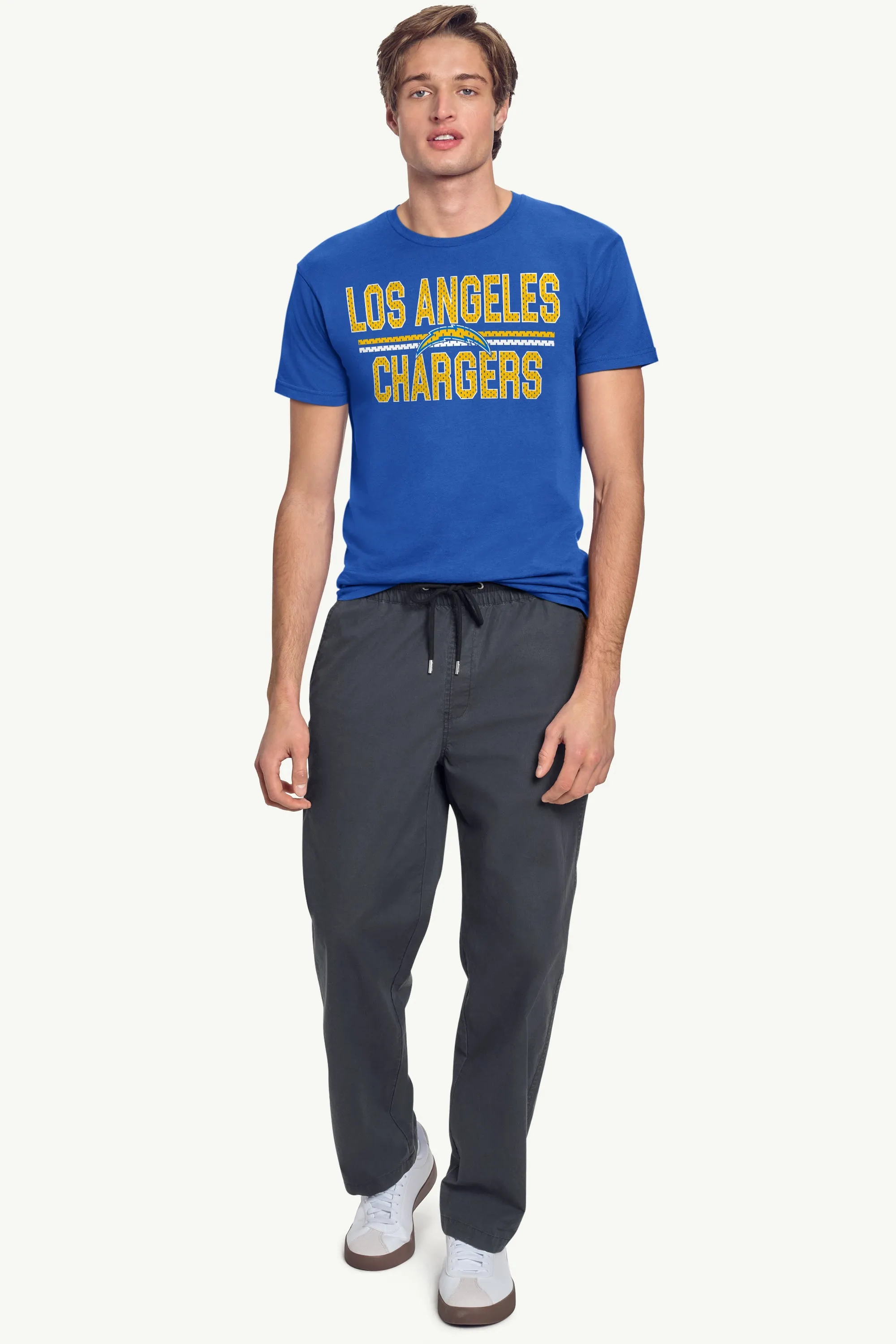 MENS LOS ANGELES CHARGERS MESH LOOK T SHIRT sold by Starter product image thumbnail 3