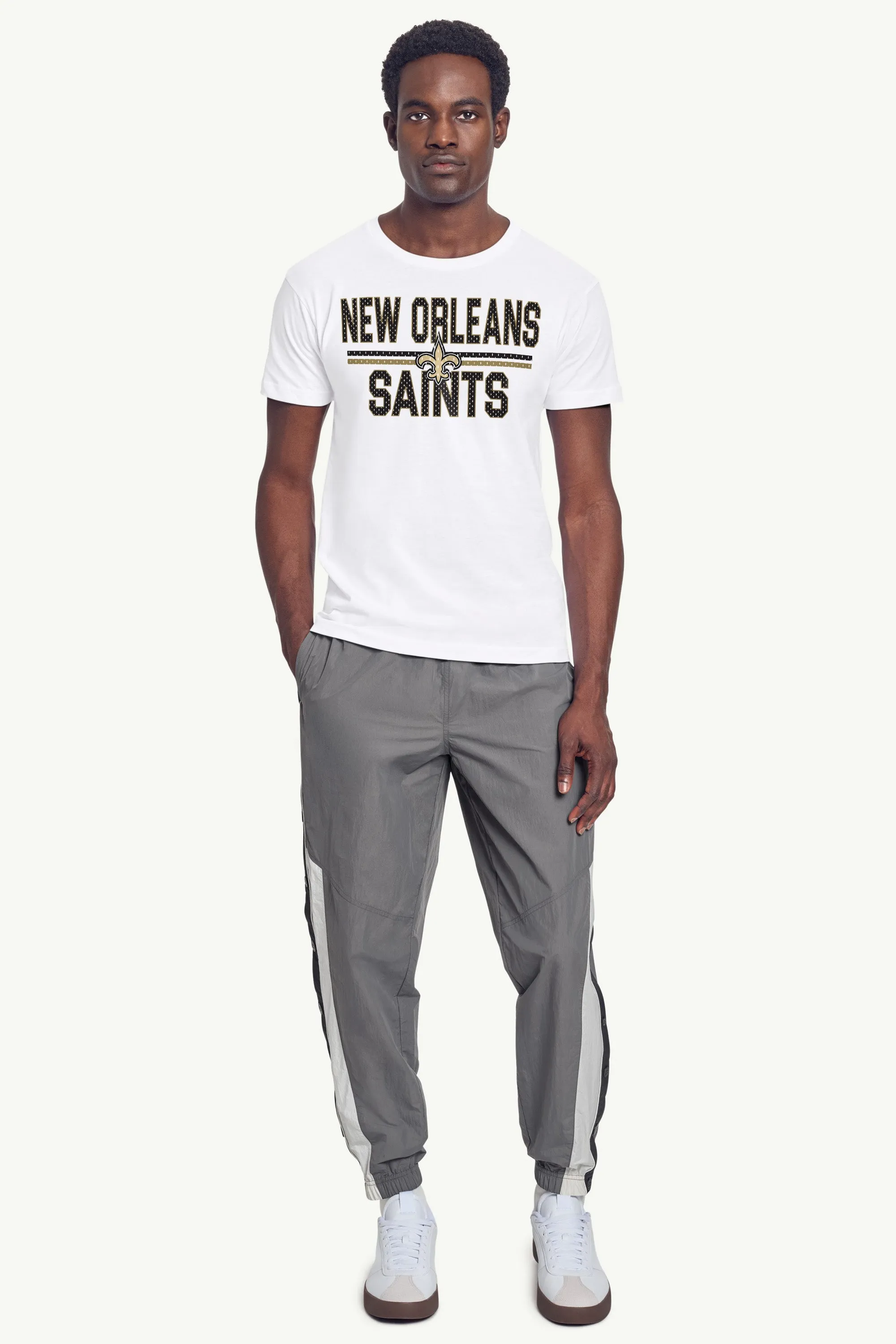 MENS NEW ORLEANS SAINTS MESH LOOK T SHIRT sold by Starter product image thumbnail 3