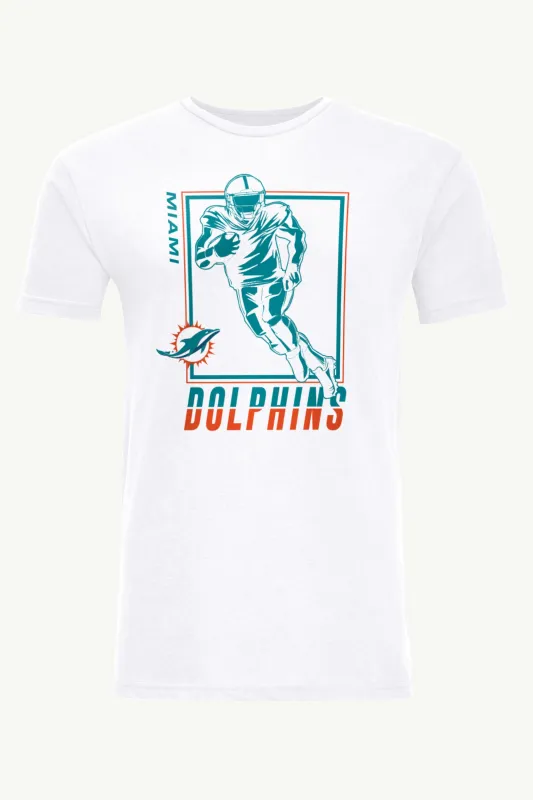 MENS MIAMI DOLPHINS PLAYER GRID T SHIRT sold by Starter