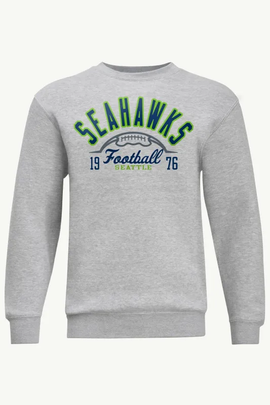 MENS SEATTLE SEAHAWKS HALF BALL SWEATSHIRT made by Starter