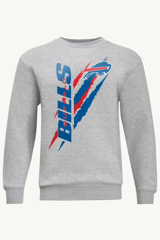 MENS BUFFALO BILLS COLOR SCRATCH SWEATSHIRT made by Starter
