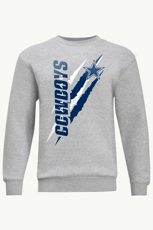 MENS DALLAS COWBOYS COLOR SCRATCH SWEATSHIRT made by Starter