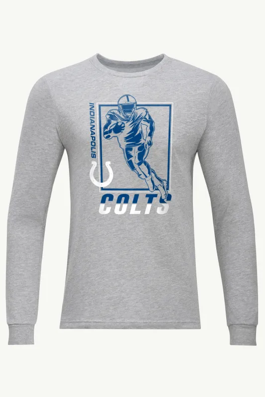 MENS INDIANAPOLIS COLTS PLAYER GRID LONG SLEEVE T SHIRT sold by Starter