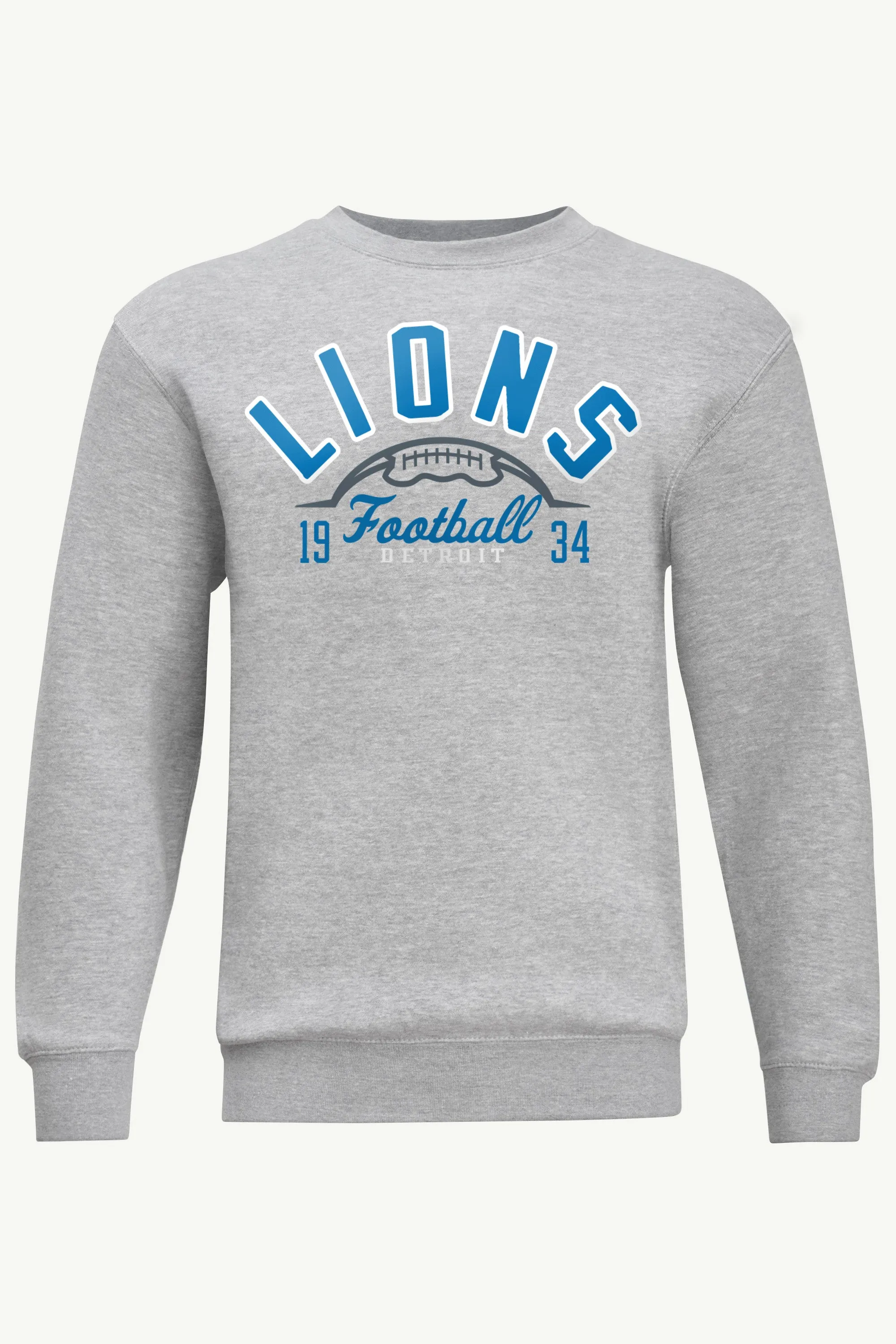 MENS DETROIT LIONS HALF BALL SWEATSHIRT sold by Starter