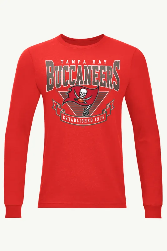 MENS TAMPA BAY BUCCANEERS 80's INSPIRED LONG SLEEVE T SHIRT sold by Starter