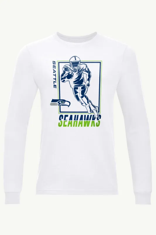 MENS SEATTLE SEAHAWKS PLAYER GRID LONG SLEEVE T SHIRT sold by Starter