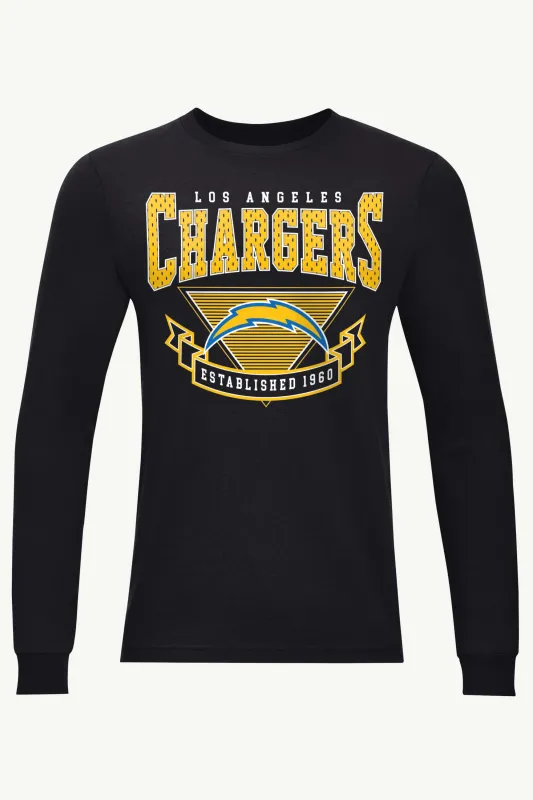 MENS LOS ANGELES CHARGERS 80's INSPIRED LONG SLEEVE T SHIRT sold by Starter