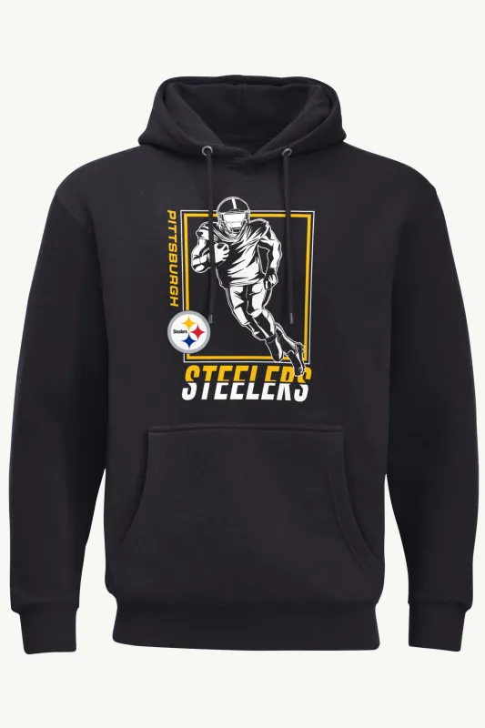 MENS PITTSBURGH STEELERS PLAYER GRID HOODIE sold by Starter