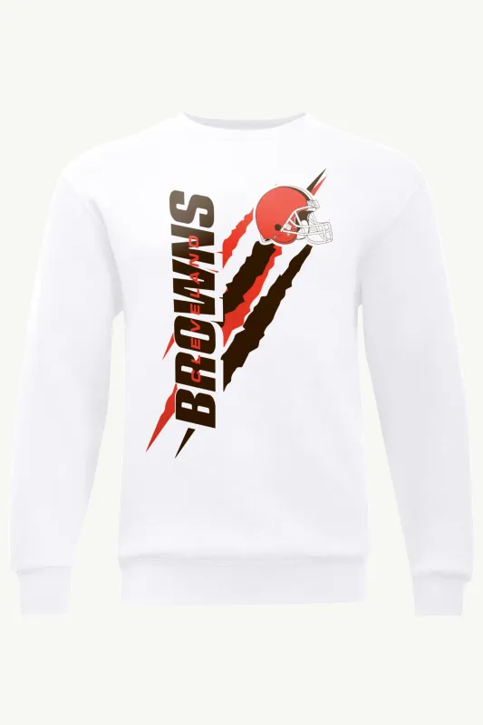 MENS CLEVELAND BROWNS COLOR SCRATCH SWEATSHIRT sold by Starter