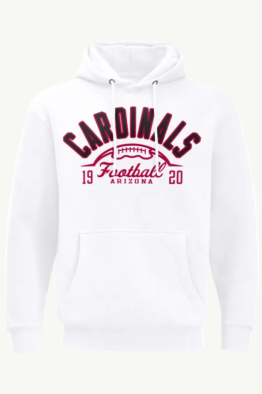 MENS ARIZONA CARDINALS HALF BALL HOODIE made by Starter