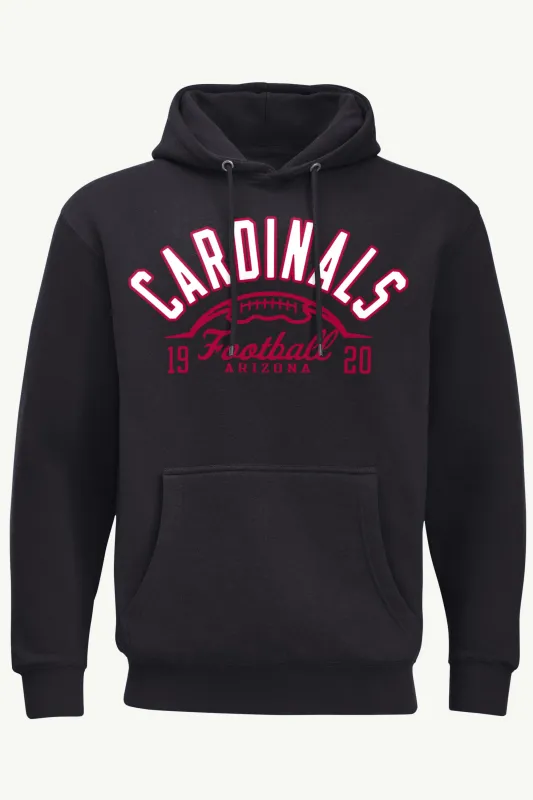 MENS ARIZONA CARDINALS HALF BALL HOODIE made by Starter
