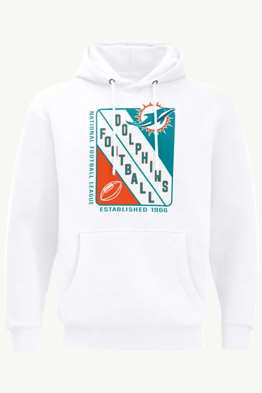 MENS MIAMI DOLPHINS SHIELD LOGO HOODIE sold by Starter