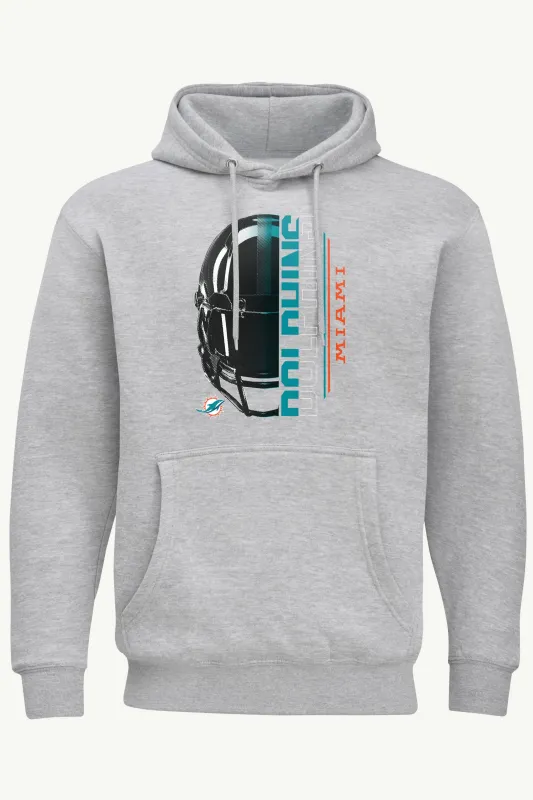MENS MIAMI DOLPHINS HALF HELMET HOODIE sold by Starter