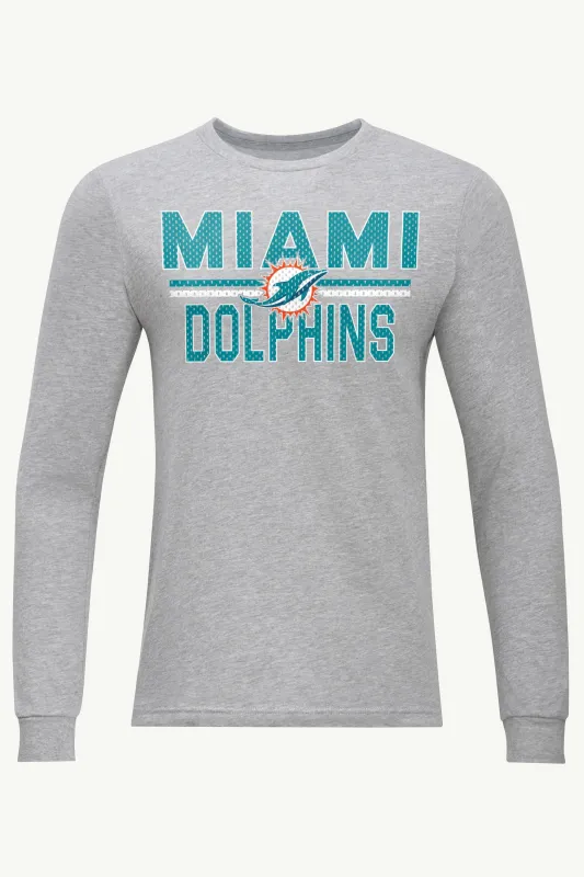 MENS MIAMI DOLPHINS MESH LOOK LONG SLEEVE T SHIRT sold by Starter