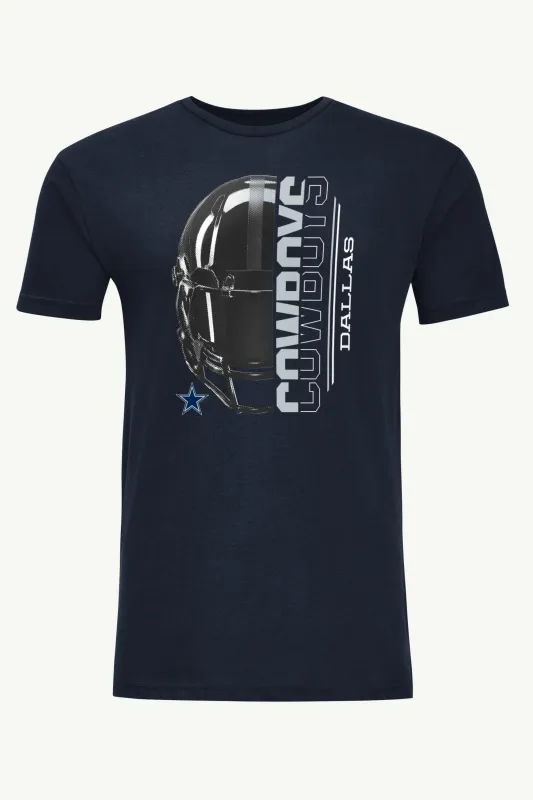 MENS DALLAS COWBOYS HALF HELMET T SHIRT sold by Starter