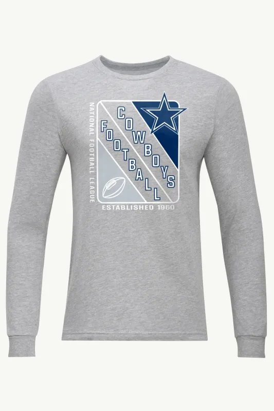 MENS DALLAS COWBOYS SHIELD LOGO LONG SLEEVE T SHIRT sold by Starter