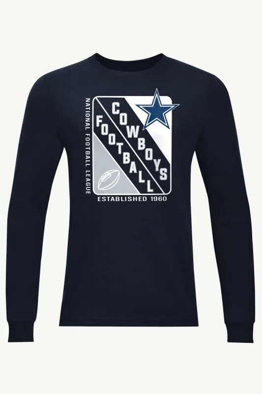 MENS DALLAS COWBOYS SHIELD LOGO LONG SLEEVE T SHIRT sold by Starter