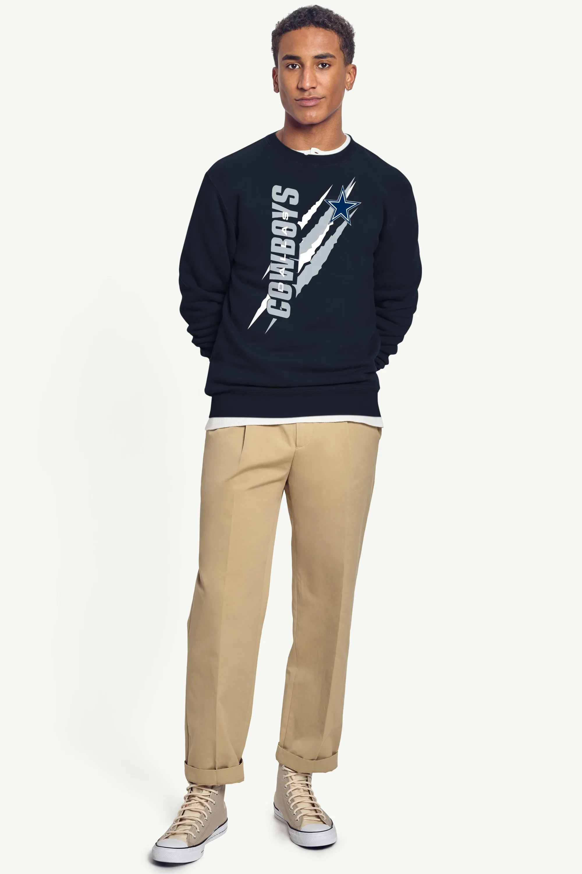 MENS DALLAS COWBOYS COLOR SCRATCH SWEATSHIRT sold by Starter product image thumbnail 3