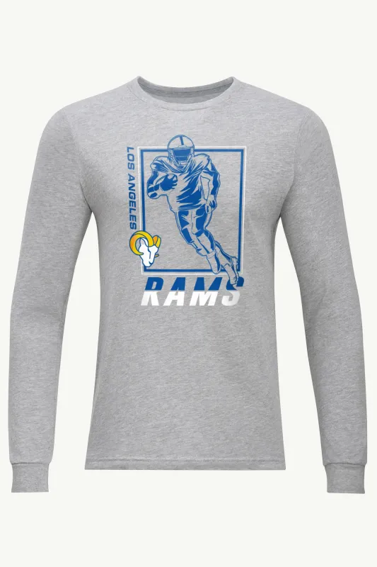 MENS LOS ANGELES RAMS PLAYER GRID LONG SLEEVE T SHIRT sold by Starter