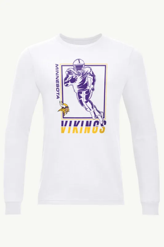 MENS MINNESOTA VIKINGS PLAYER GRID LONG SLEEVE T SHIRT sold by Starter