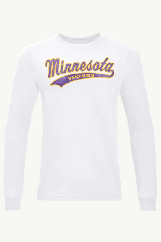 MENS MINNESOTA VIKINGS TAILSWEEP LONG SLEEVE T SHIRT made by Starter