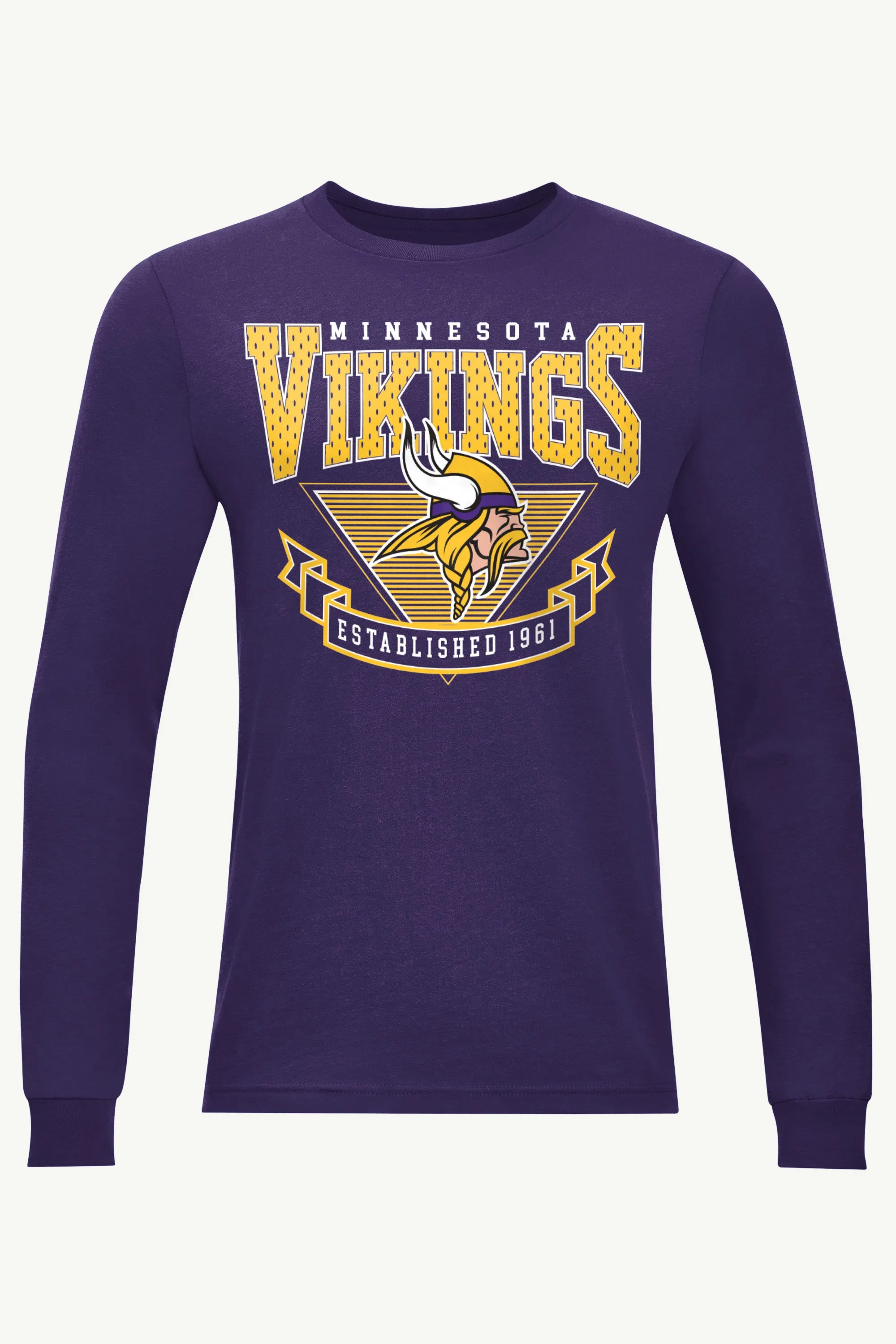 MENS MINNESOTA VIKINGS 80's INSPIRED LONG SLEEVE T SHIRT sold by Starter